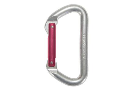 D-SHAPED CLIMBING CARABINER RED GATE