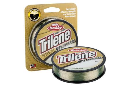 TRILENE 100% FLUOROCARBON GRN TINT 15LB.