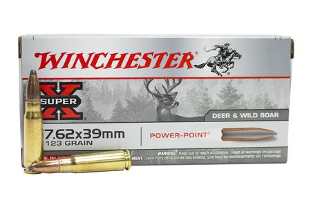 Winchester 7.62x39mm Russian 123 gr Power Point Super X 20/Box