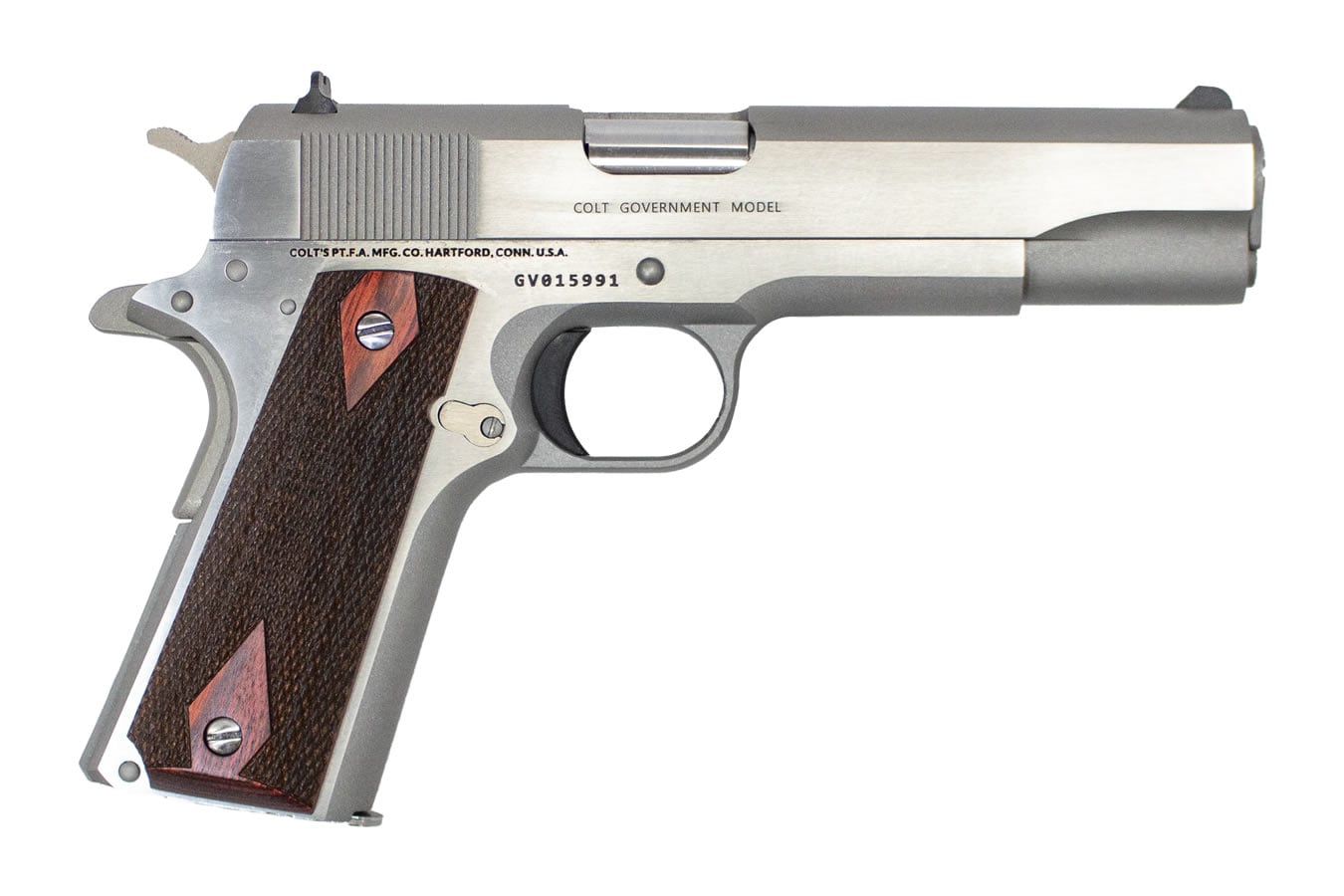 No. 9 Best Selling: COLT 1911 CLASSIC GOVERNMENT 38 SUPER STAINLESS PISTOL