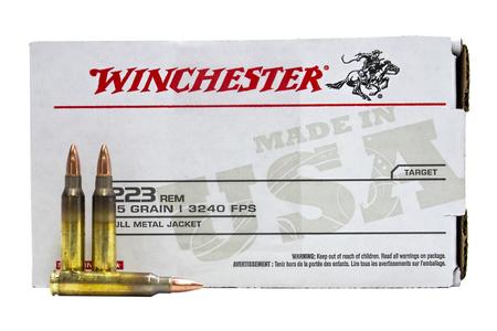 WINCHESTER AMMO 223 Rem 55 gr FMJ USA Lake City Ammunition 150/Box