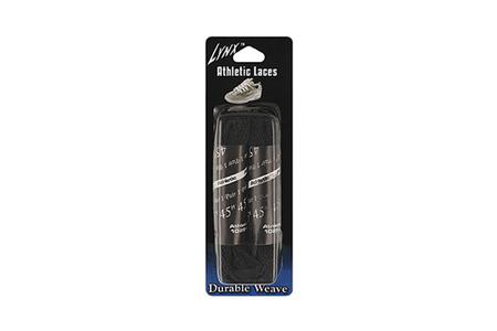 BLACK SPORT FLAT LACES 4 PACK 45 IN