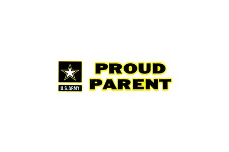 3X10 ARMY PROUD PARENT STICKER