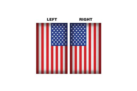 6X8 US FLAG RIGHT/LEFT SIDE VINYL STICKER