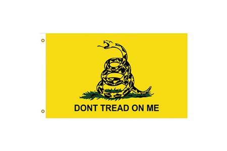 DON`T TREAD ON ME YELLOW FLAG