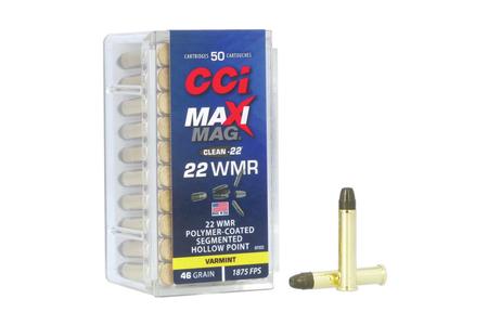 CCI 22 WMR 46 gr Maxi-Mag Segmented HP 50/Box