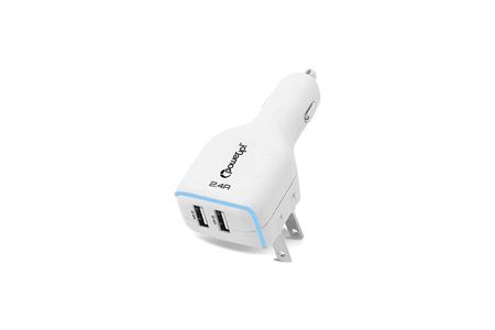 3-WAY CHARGER 2.4A MFI APPLE 8-PIN