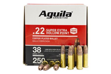AGUILA 22LR 38 gr Copper Plated Hollow Point 250/Box