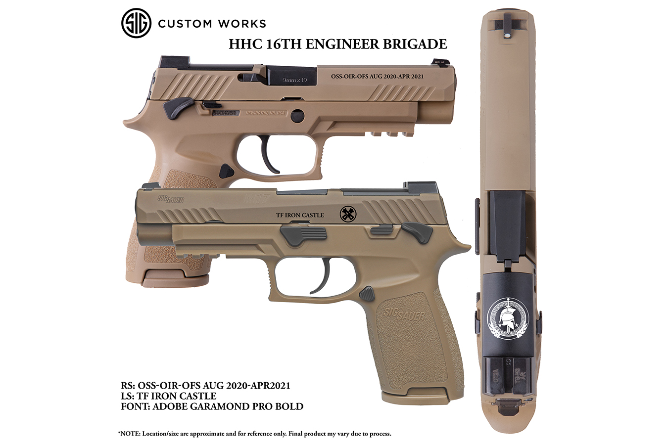 Vance Outdoors Sig Sauer P320 M17 9mm FDE Columbus Ohio National Guard ...