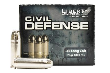 45 LC 78 GR HP CIVIL DEFENSE 20/BOX