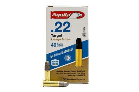 22 LR 40 GR LEAD SOLID POINT TARGET COMPETITION 50/BOX