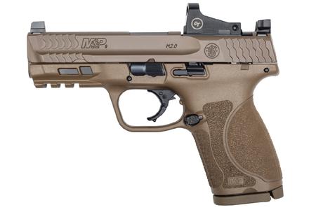 M&P M2.0 COMPACT 9MM FDE 4` BBL W/CT RED DOT 15 RND MAG