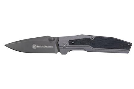 SWSA12 BLACK/ALUMINUM 3.25` FOLDING KNIFE