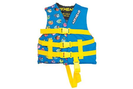 AIRHEAD CRAYON FISH VEST CHILD BLUE