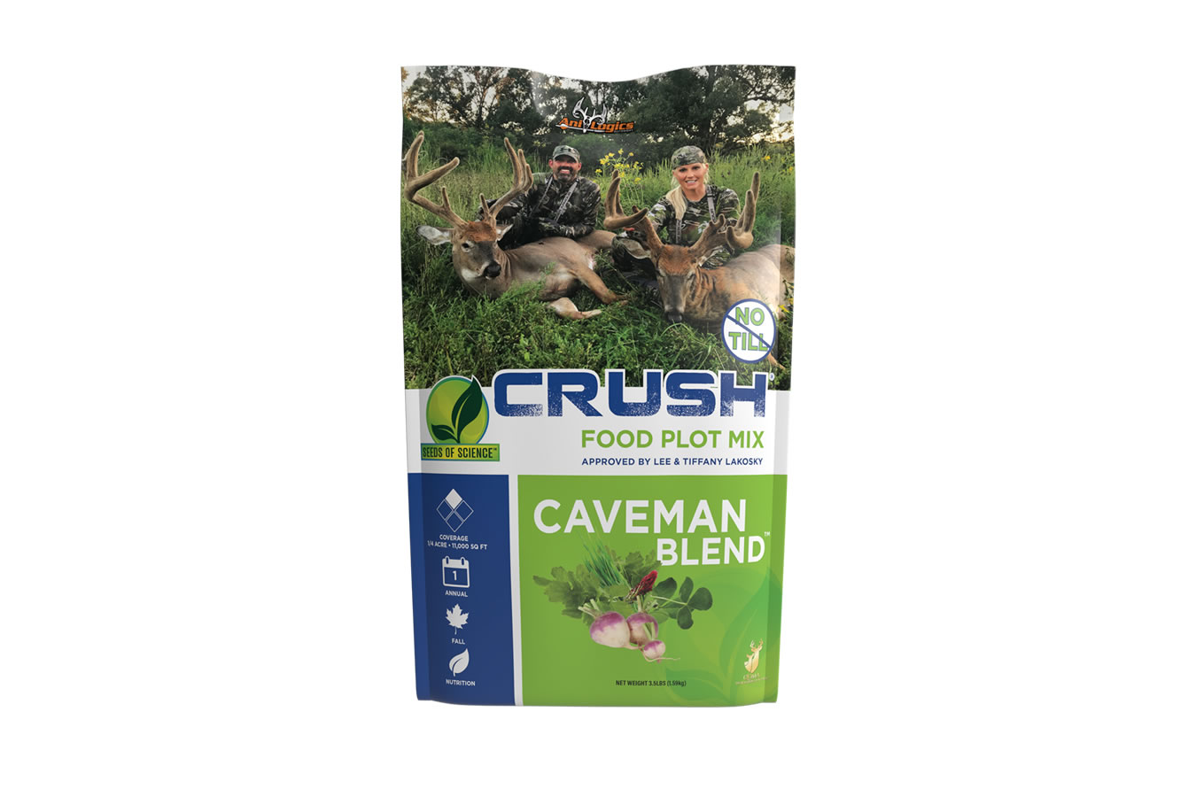 CRUSH CAVEMAN CRUSH BLEND 3.5LB BAG 1/4 ACRE