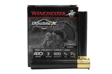 Winchester 410 Bore 3 Inch 3/4 oz 7.5 Shot Double X Diamond 10/Box