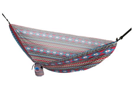 VISTA HAMMOCK WITH TREE STRAPS (RED, WHITE AND BLUE - AZTEC)