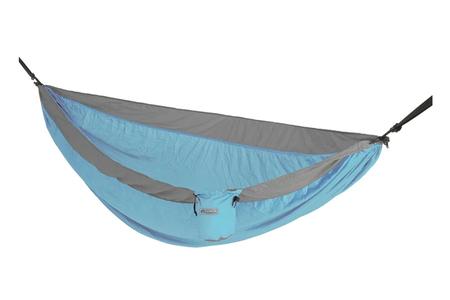PATRIOT DOUBLE HAMMOCK (GREY AND TEAL)