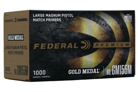 FEDERAL AMMUNITION LARGE MAGNUM PISTOL MATCH PRIMERS (GOLD MEDAL) 1000/BOX