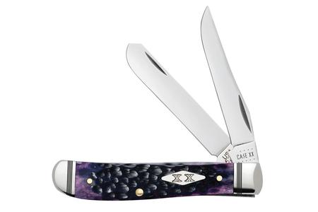 PURPLE BONE STANDARD JIG MINI TRAPPER DUAL BLADE POCKET KNIFE