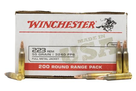 WINCHESTER AMMO 223 Rem 55gr Full Metal Jacket USA 200/Box