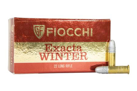 FIOCCHI 22 LR 40 gr Round Nose Exacta Winter Super Match 50/Box
