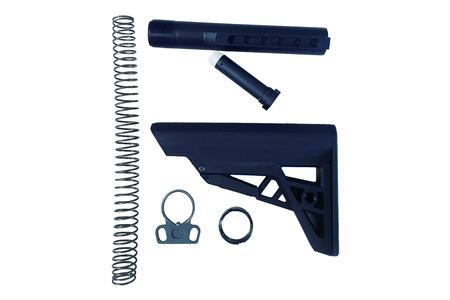 ATI AR 15 SIX PIECE STOCK KIT BLACK