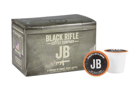 JUST BLACK COFFEE ROUNDS 12 CT