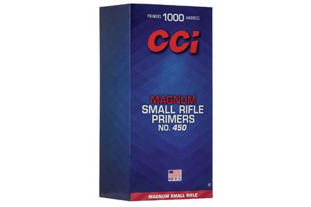 CCI AMMUNITION SMALL MAGNUM RIFLE PRIMERS 1000/BOX