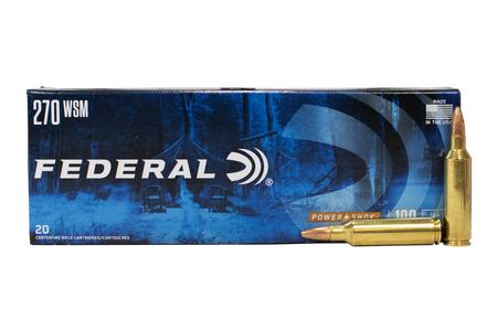 Federal 270 Winchester Short Magnum Rifle Ammunition For Sale 