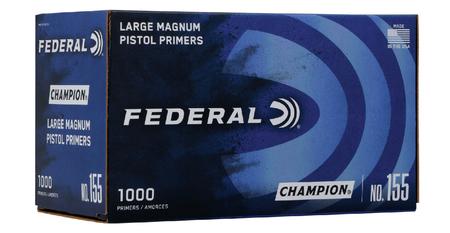 FEDERAL AMMUNITION LARGE PISTOL MAGNUM PRIMERS (CHAMPION) 1000/COUNT