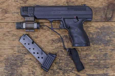 BEEMILLER C9 9MM POLICE TRADE-IN PISTOL WITH COMPENSATOR AND  LASER
