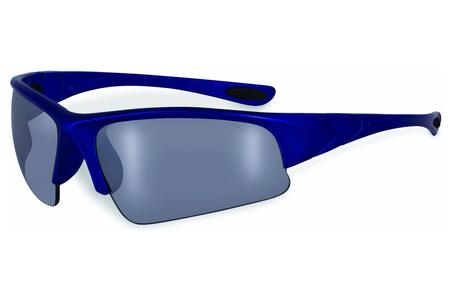 COLVILLE WITH BLUE FRAME AND SILVER MIRROR LENSES