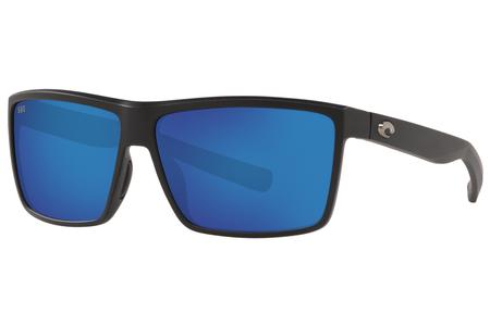 COSTA DEL MAR RINCONCITO WITH MATTE BLACK FRAME AND BLUE MIRROR LENSES