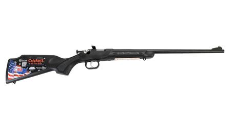 KEYSTONE SPORTING Crickett 22 WMR Youth Bolt-Action Rimfire Rifle with Black Synthetic Stock