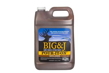 BIG AND J INDUSTRIES POUR IT ON MOLASSES