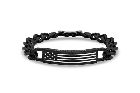 KRISTY TITUS LET FREEDOM RING ID BRACELET