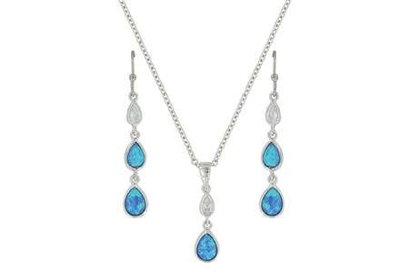 RIVER OF LIGHTS FALLING INTO WATER JEWELRY SET