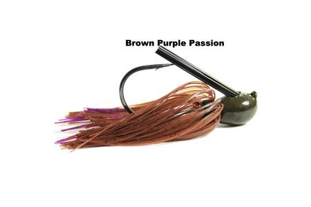 IKES MINI FLIP 1/2 OZ. FLIPPING JIG (BROWN PURPLE PASSION)