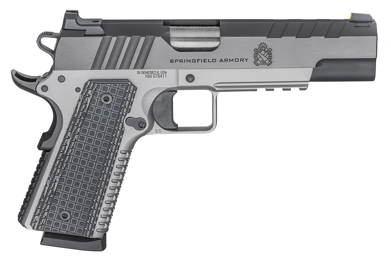 No. 2 Best Selling: SPRINGFIELD 1911 EMISSARY 45 ACP FULL-SIZE PISTOL WITH VZ G10 GRIPS