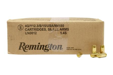 REMINGTON 40SW 180 gr FMJ Police Trade Ammo 650 Rounds Loose in Box