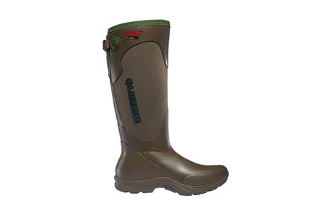 WOMENS ALPHA AGILITY 15 INCH BROWN RUBBER HUNTING BOOTS (1200G)