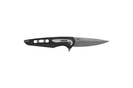 SCHRADE G10 UG CLIP POINT FOLDER KNIFE WITH BLACK HANDLE