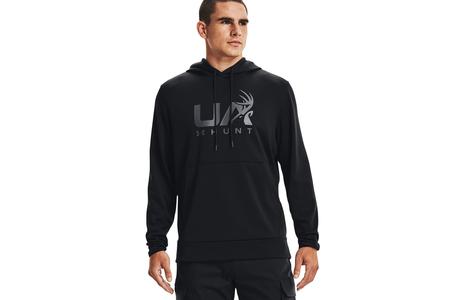 MENS ARMOUR FLEECE HUNT LOGO HOODIE