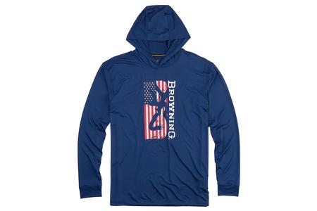 AMERICANA LS HOODED TEE