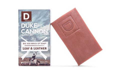 DUKE CANNON LEAF AND LEATHER, BIG ASS BRICK OF SOAP, 10OZ