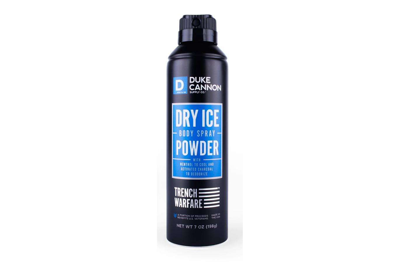 Duke Cannon Trench Warfare, Dry Ice Body Powder Spray | Vance Outdoors