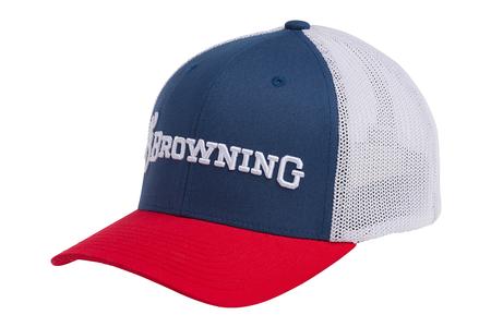 RED WHITE AND BLUE FLEX CAP SMALL