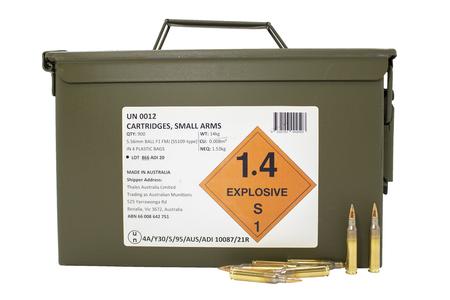 F1 5.56MM 62 GR FMJ M2A1 LOOSE AMMO 900/CAN