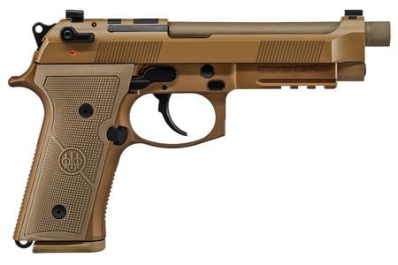 BERETTA M9A4 9MM FULL-SIZE PISTOL WITH 18-ROUND MAGAZINE FDE FINISH